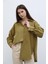 Mottisfashion Uzun Kol Gömlek - Koyu Haki 3