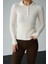 Mottisfashion Polo Yaka 6 Düğmeli Kazak - Krem 4