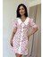Mottisfashion Fuşya Önlük Yakalı Poplin Elbise 2
