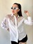 Mottisfashion Kadın Püskül Detay Poplin Gömlek Bluz Fırsat Ürün 5