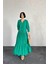Mottisfashion Yeşil Dantelli New Elbise 1