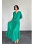 Mottisfashion Yeşil Dantelli New Elbise 2
