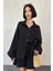 Mottisfashion Siyah Gömlek ve Müslin Şort Takım 2