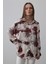 Mottisfashion Baskılı Gömlek - Bordo 3