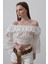 Mottisfashion Bluz - Beyaz 4