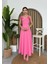 Mottisfashion Matilda Gül Ip Askılı Elbise 8