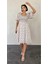 Mottisfashion Vizon Kare Desenli Yazlık Elbise 1