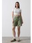 Mottisfashion Cargo Cepli Şort - Haki 1