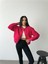 Mottisfashion Bomber Mont Cyrus Kumaş - Fuşya 3