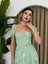 Mottisfashion Şifon Kumaş Dijital Desen Baskılı Elbise 4