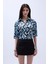 Mottisfashion Desenli Saten Gömlek 8