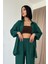 Mottisfashion Zümrüt Alice Gömlek ve Bol Kesim Pantolon Takım 2