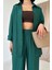 Mottisfashion Zümrüt Alice Gömlek ve Bol Kesim Pantolon Takım 3