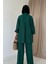 Mottisfashion Zümrüt Alice Gömlek ve Bol Kesim Pantolon Takım 4