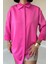 Mottisfashion Fuşya Çıtçıtlı Saten Gömlek 4