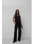 Mottisfashion V Yaka Çizgili Kruvaze Yelek 1