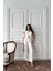 Mottisfashion Keten Tek Düğme Yelek-Pantolon Takım - Beyaz 4