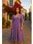 Mottisfashion 7035 Elbise-Mor 1