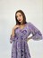 Mottisfashion 7035 Elbise-Mor 7