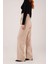 Mottisfashion Bol Paça Piliseli Bej Pantolon 7