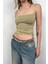 Mottisfashion Askı Detay Parlak Triko Bluz 3
