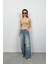 Mottisfashion Askı Detay Parlak Triko Bluz 5