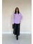 Mottisfashion Lila Poplin Gömlek 5