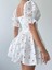 Mottisfashion Beyaz Mini Elbise 5