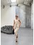 Mottisfashion Ti̇na Asi̇metri̇k Keten Yelek Pantolon Takim 3