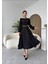 Mottisfashion Sali Balon Kol Elbise 7