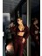 Mottisfashion Pul Payet 3 Lü Takım - Ceket-Büstiyer-Pantolon - Bordo 8