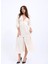 Mottisfashion 7096 Elbise-Krem 2