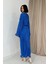 Mottisfashion Saks Ispanyol Kol Piliseli Elbise 4