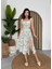 Mottisfashion Anjelik Yırtmaç Detaylı Elbise 5