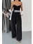 Mottisfashion Pantolon Bel Şerit Detaylı - Siyah 3