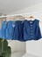 Mottisfashion Gümüş Düğmeli Yelek ve Şort Tensel Takım 10174 9