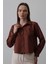 Mottisfashion Cepli Uzun Kol Gömlek - Koyu Kahve 4