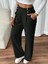 Mottisfashion Kadın Beli Lastikli Düğmeli Ithal Krep Pantolon 4