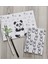 Panda Temalı Resim Defteri - A5 Defter Çizgili ve 2 Jel Kalem 1