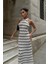 Mottisfashion Melina Ajurlu Halter Yaka Elbise 2774 3