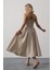 Mottisfashion Askılı Uzun Elbise - Taş 3