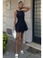 Mottisfashion Balon Etekli Tensel Mini Elbise 2887 8