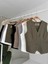 Mottisfashion Yelek Şort Flamlı Keten Takım 10133-17 10