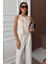 Mottisfashion Yelek Plazzo Pantolon Çizgili Flamlı Poliviscon Takım 10178 3