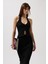 Mottisfashion V Detay Dokulu Crop Bluz 3