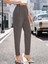 Mottisfashion Kadın Yüksek Bel Cepli Rahat Kesim Ithal Krep Pantolon 1