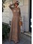 Mottisfashion Düğme Detaylı ve Kat Etekli Etnik Elbise 2859 7