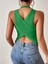 Mottisfashion Kadın Sıfır Kol Sırt Çapraz Detay Triko Bluz 1