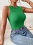Mottisfashion Kadın Sıfır Kol Sırt Çapraz Detay Triko Bluz 4