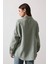 Mottisfashion Müslin Uzun Kol Gömlek - Haki 4